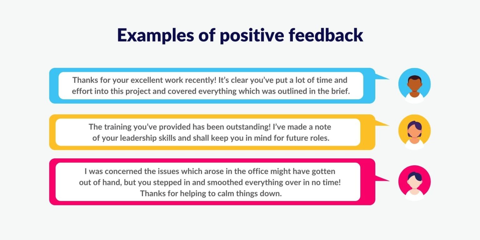 Positive Feedback Examples At Work