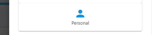 The Personal single-person tile selected as the objective type