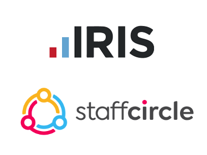 IRIS and StaffCircle logos